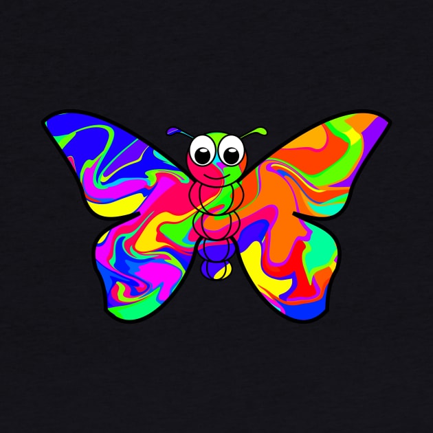 Colorful Butterfly by Shrenk